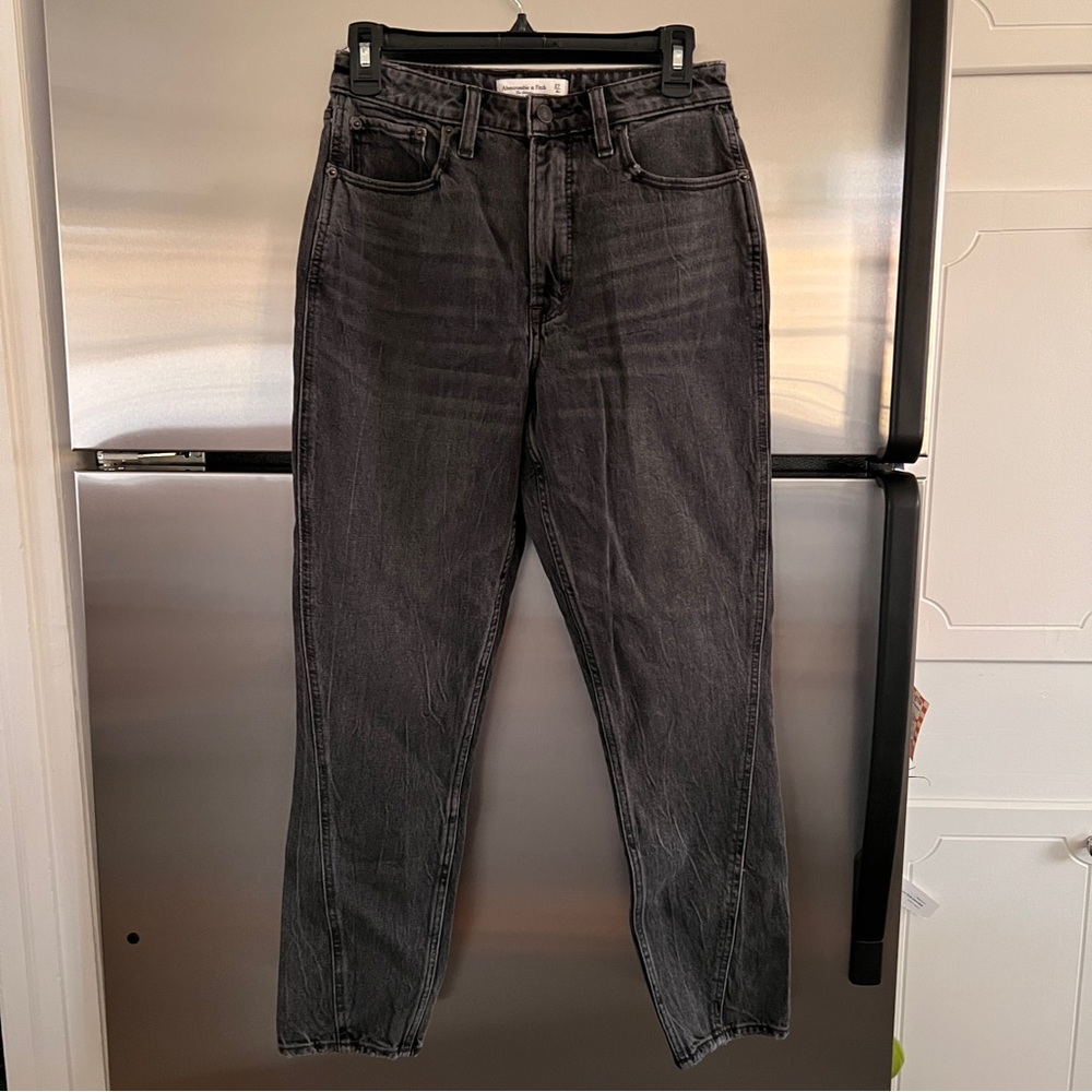 A&F Black Wash Denim Jeans